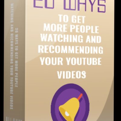 Twenty Ways To Get More People Watching and Recommending Your YouTube Videos