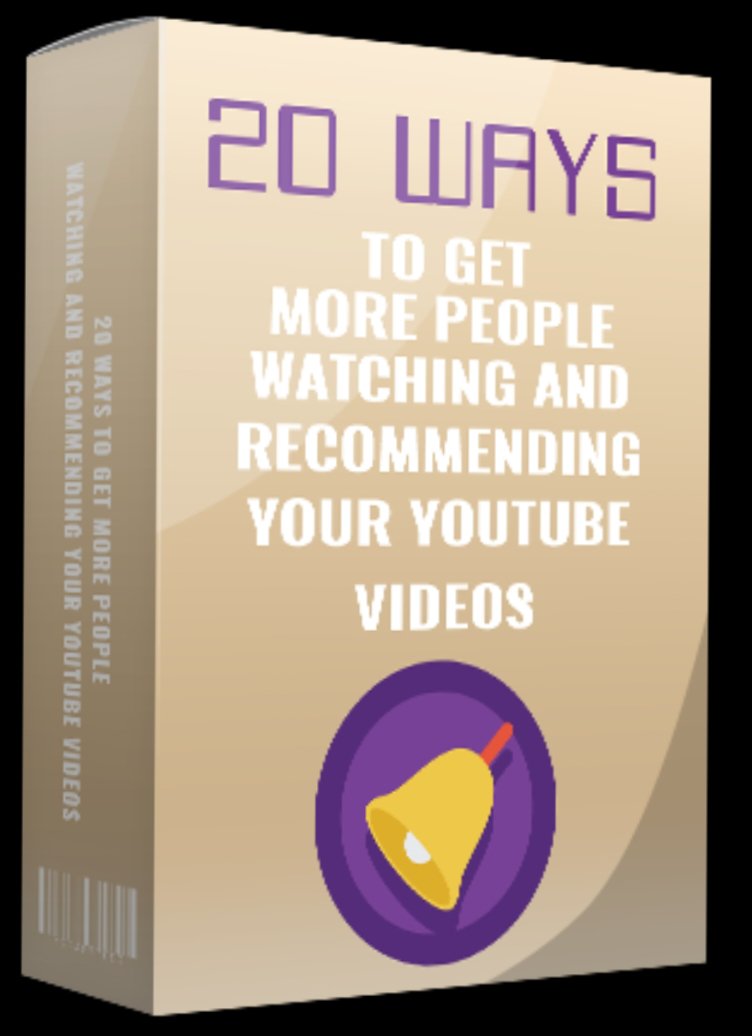 Twenty Ways To Get More People Watching and Recommending Your YouTube Videos