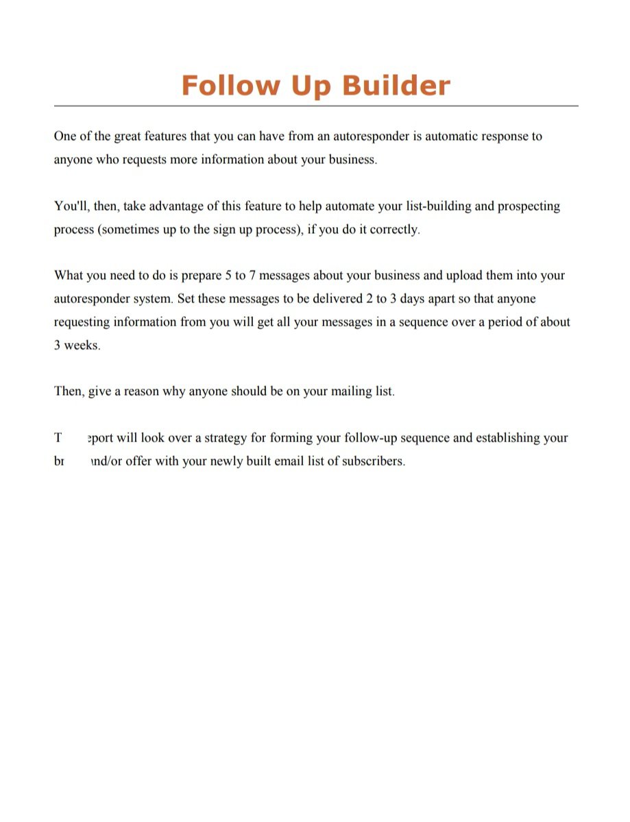 Follow Up Builder - Image 2