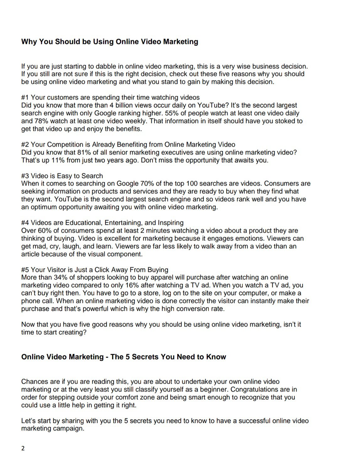 Video Marketing for Beginners - Image 2